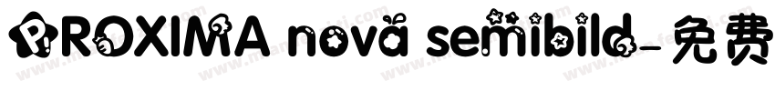 PROXIMA nova semibild字体转换